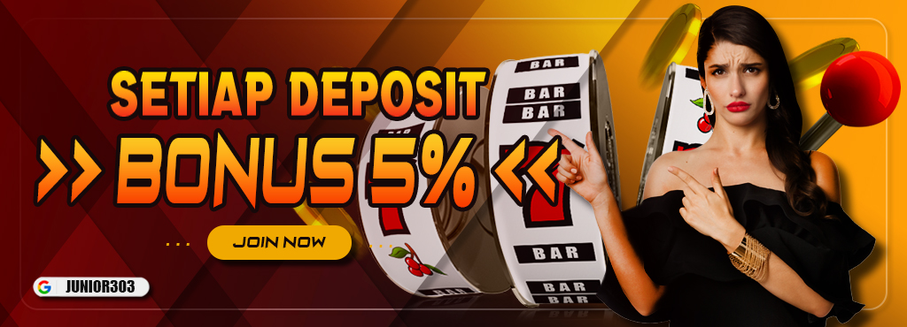 BONUS DEPOSIT 5% SEMUA MEMBER